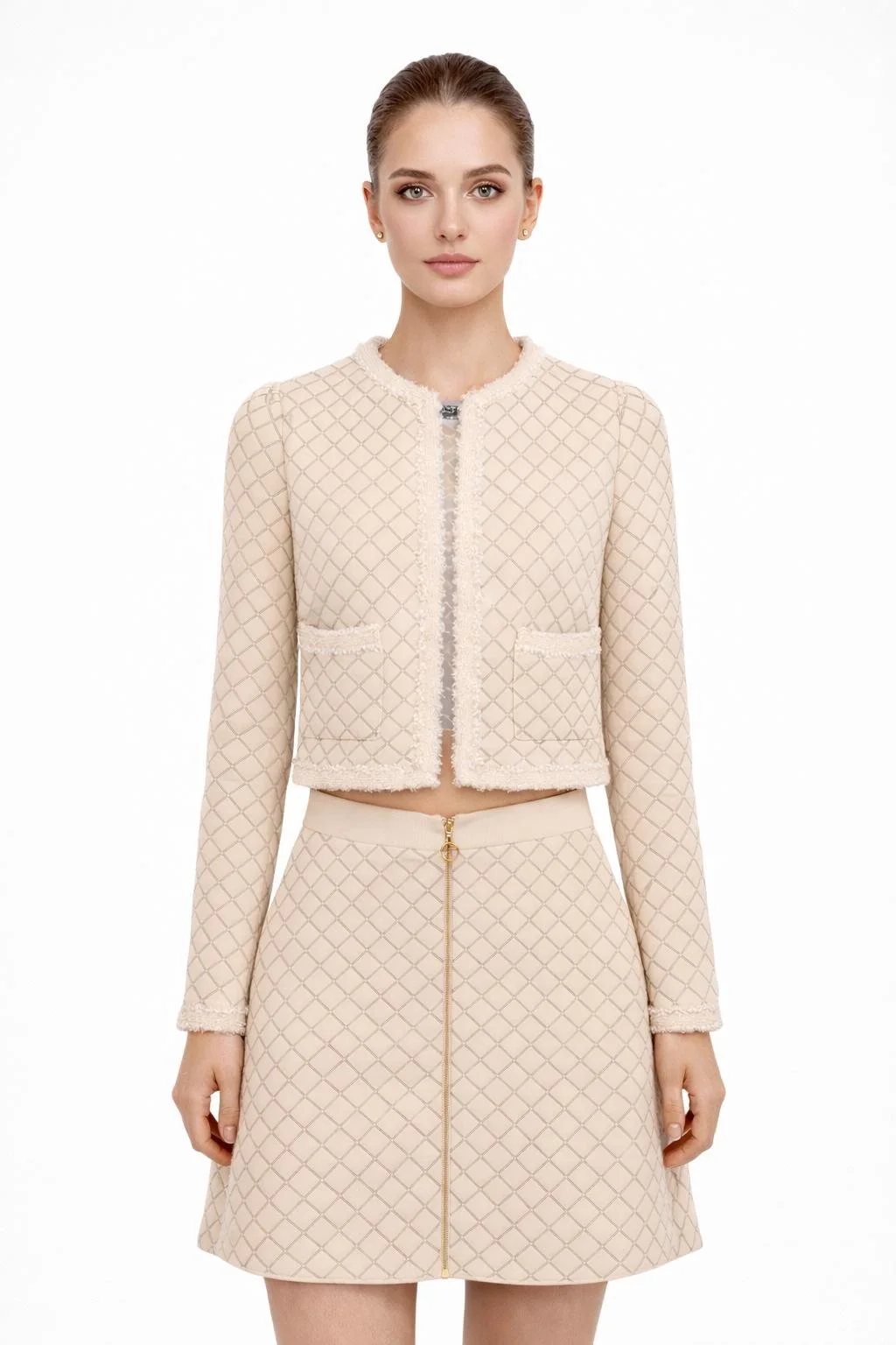 Sandro Luxury Woven Set – Pre-Owned Elegance & Perfect Cut
