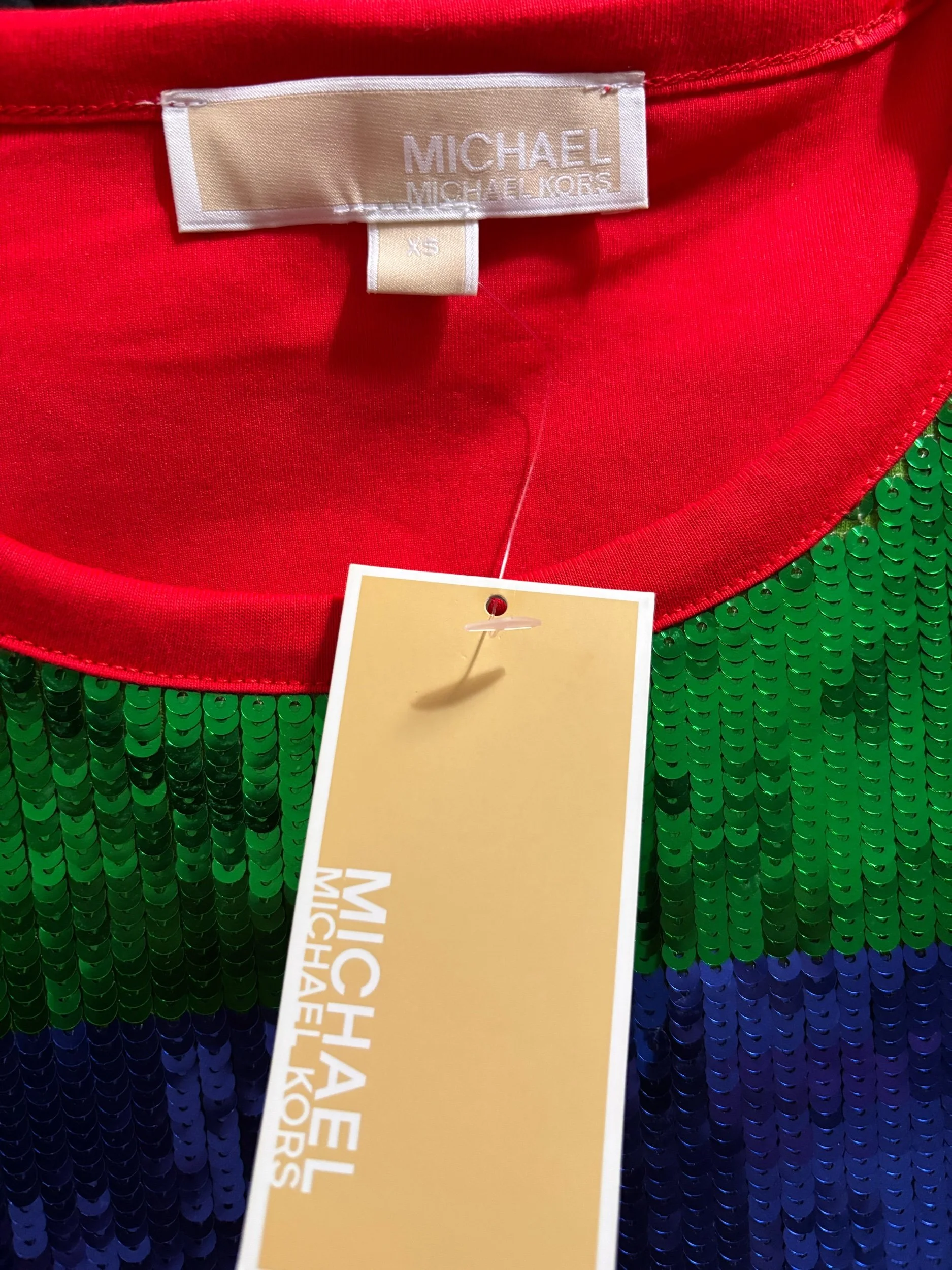 Michael Kors logo label detail