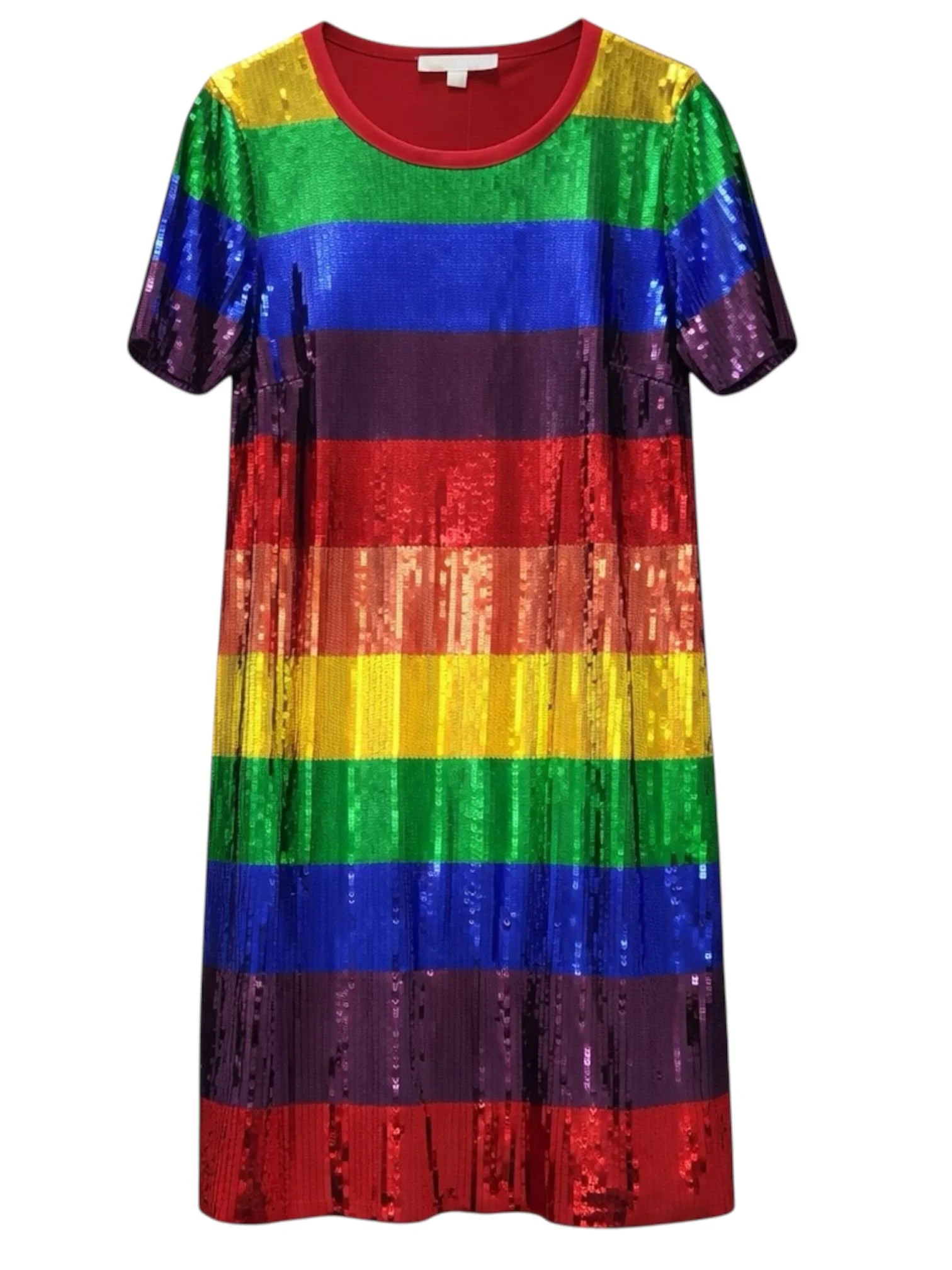 Michael Kors rainbow sequin dress