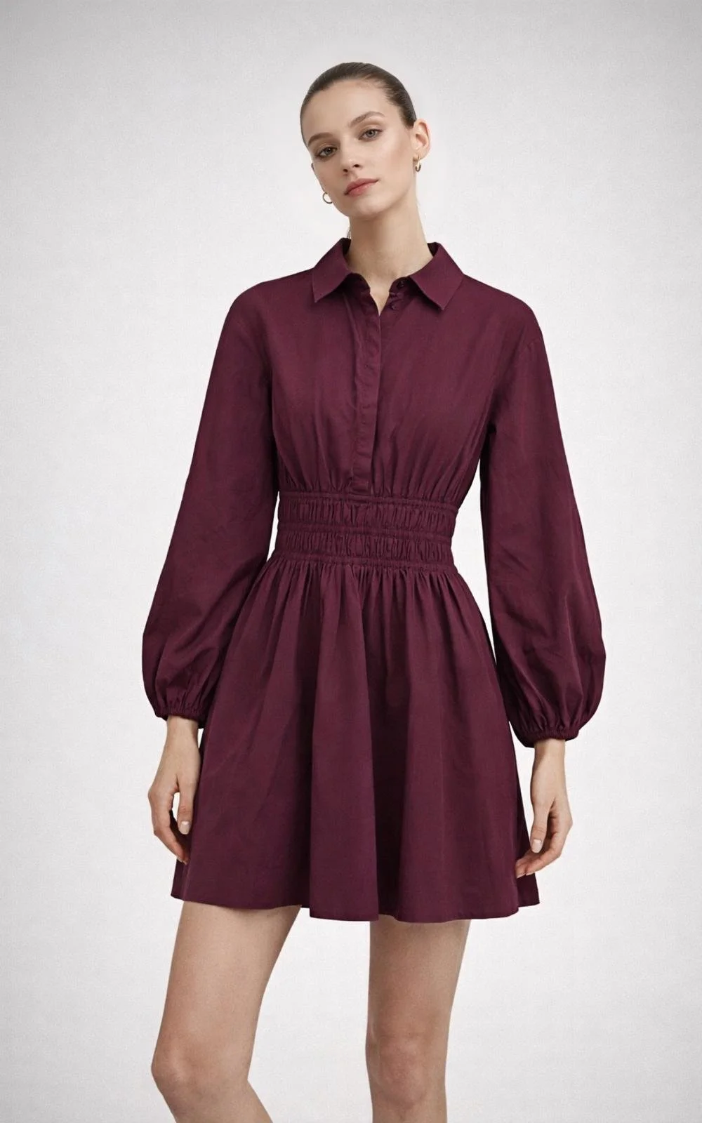 Maje Rianor Balloon-Sleeved Dress – Pre-Owned Luxury Fashion