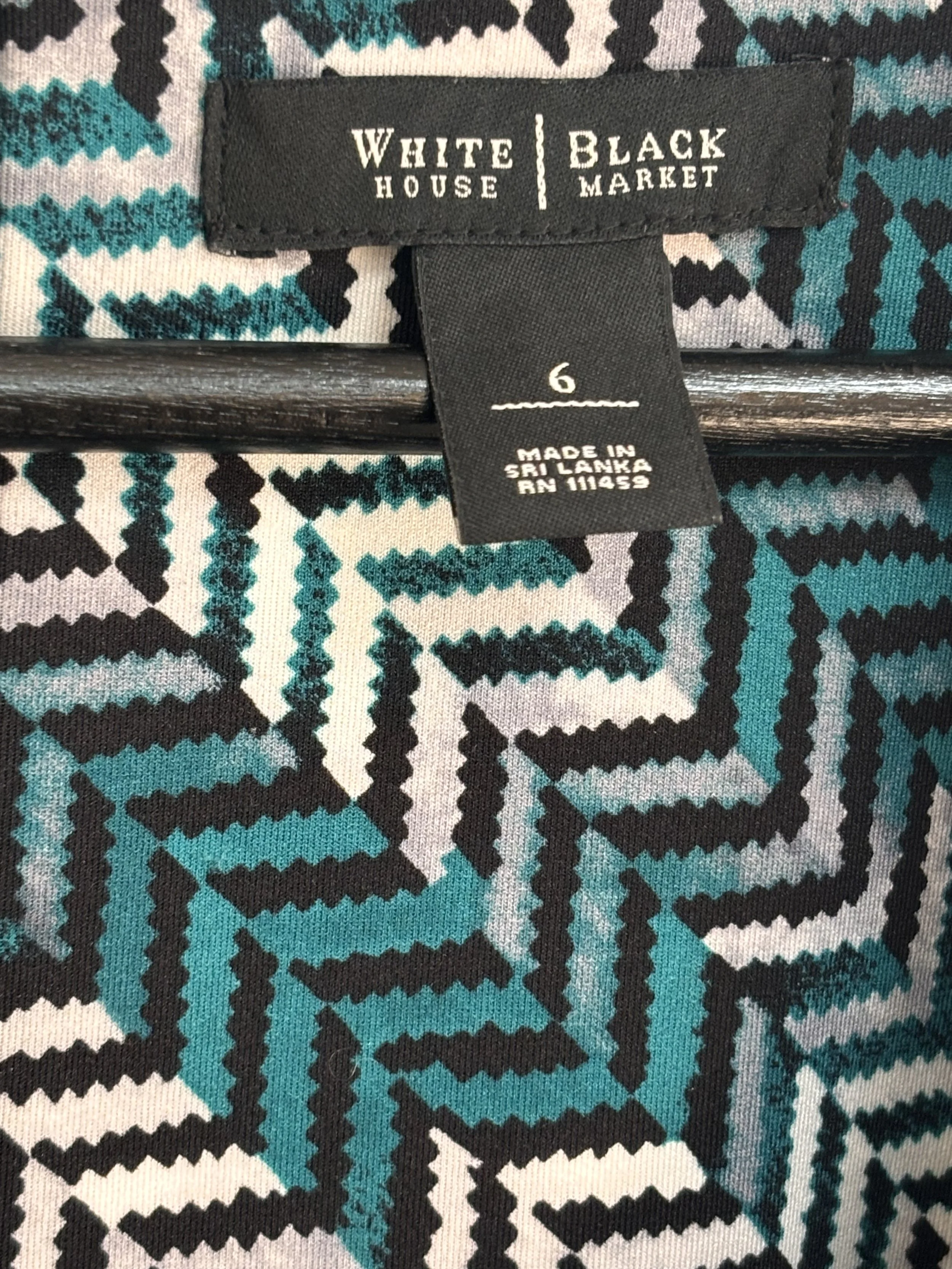 White House Black Market size 6 brand label