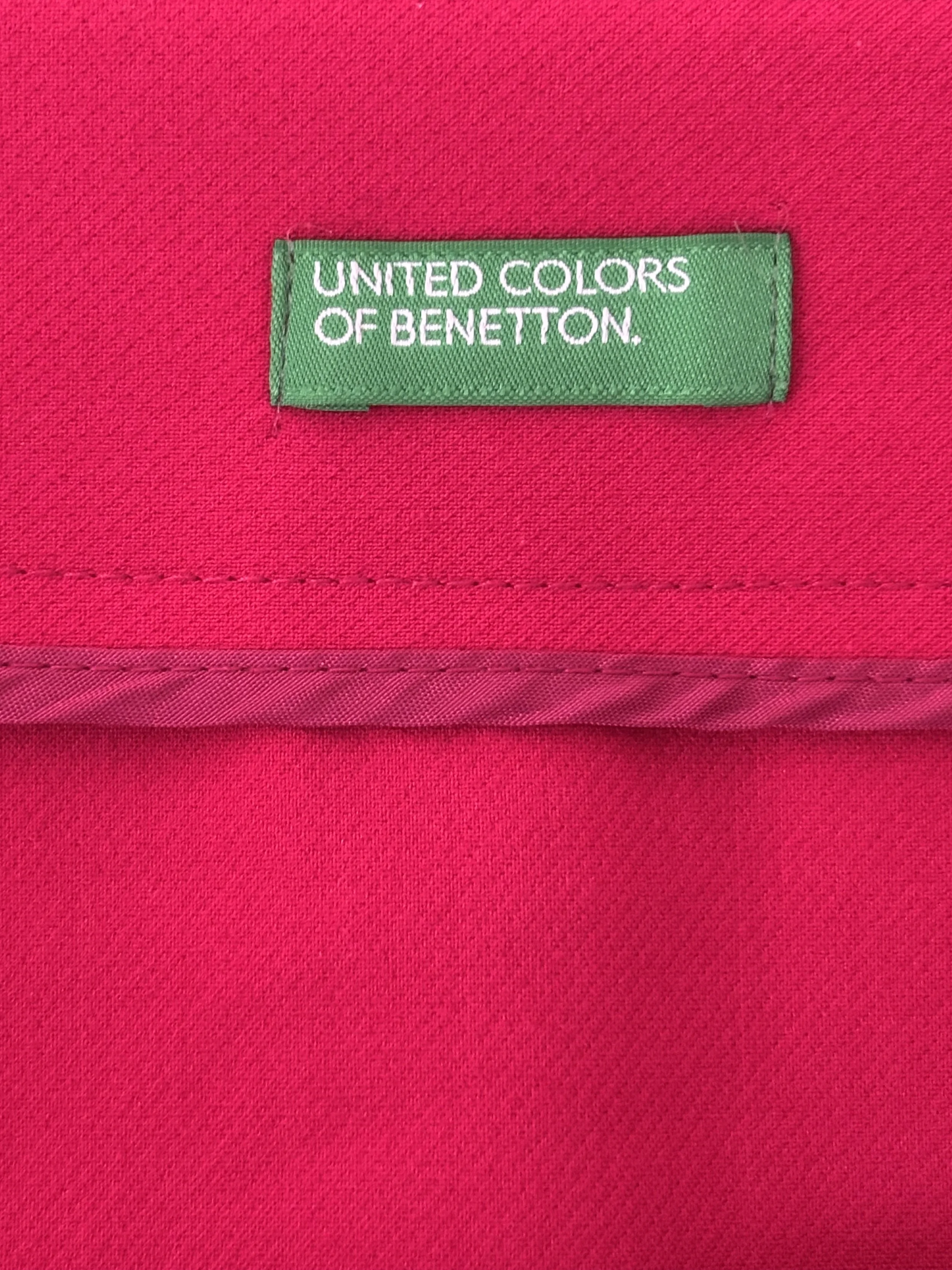Benetton skirt logo detail
