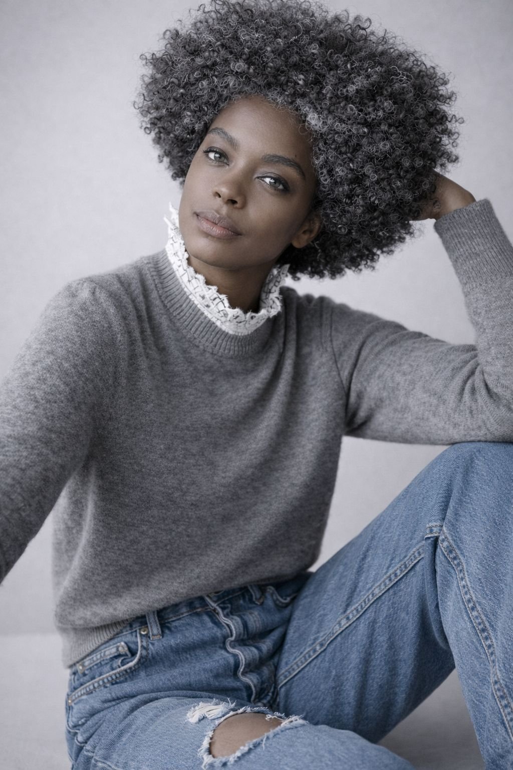 Sandro French-Chic Sweater-Pre Owned