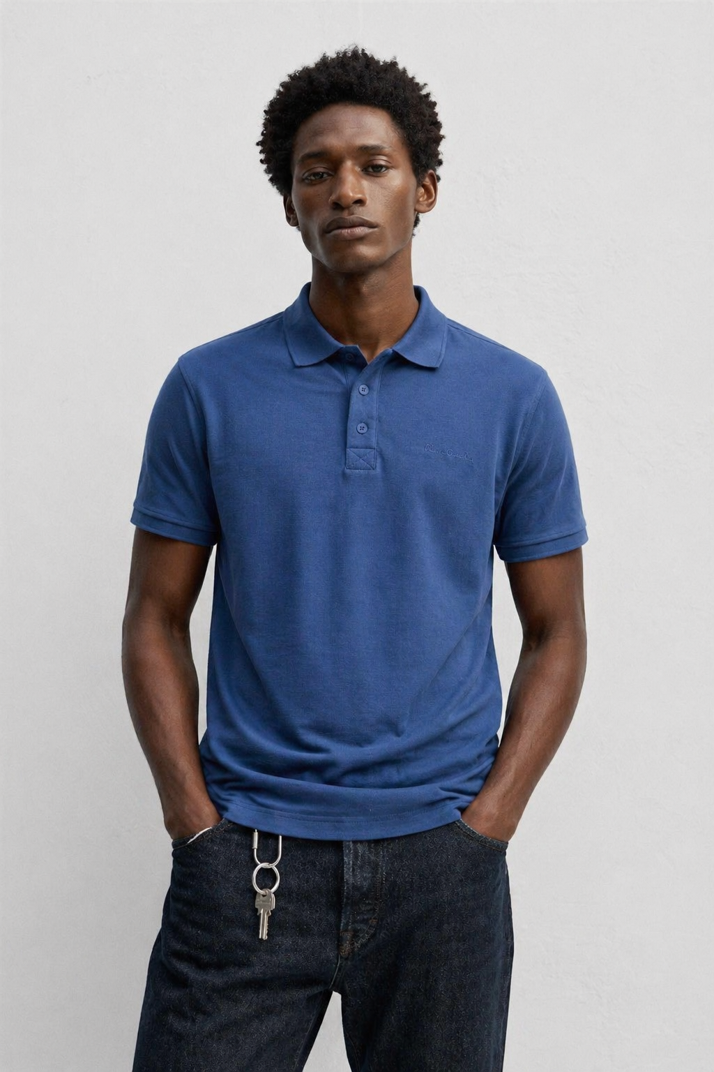 Pierre Cardin Blue Polo Shirt – Men’s Cotton Classic