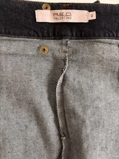 R.E.D. VALENTINO denim pensil shirt logo Small.jpeg
