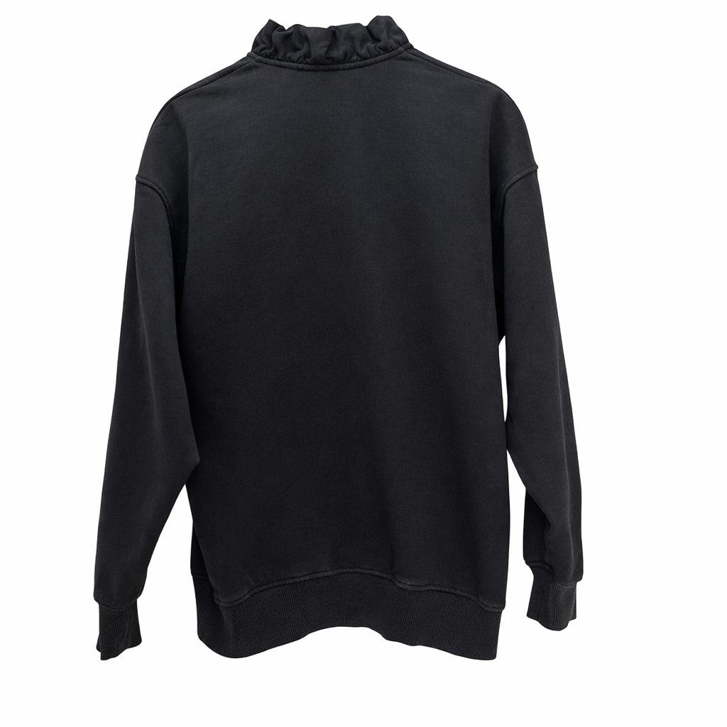 Kenzo black sweatshirt back view, relaxed fit