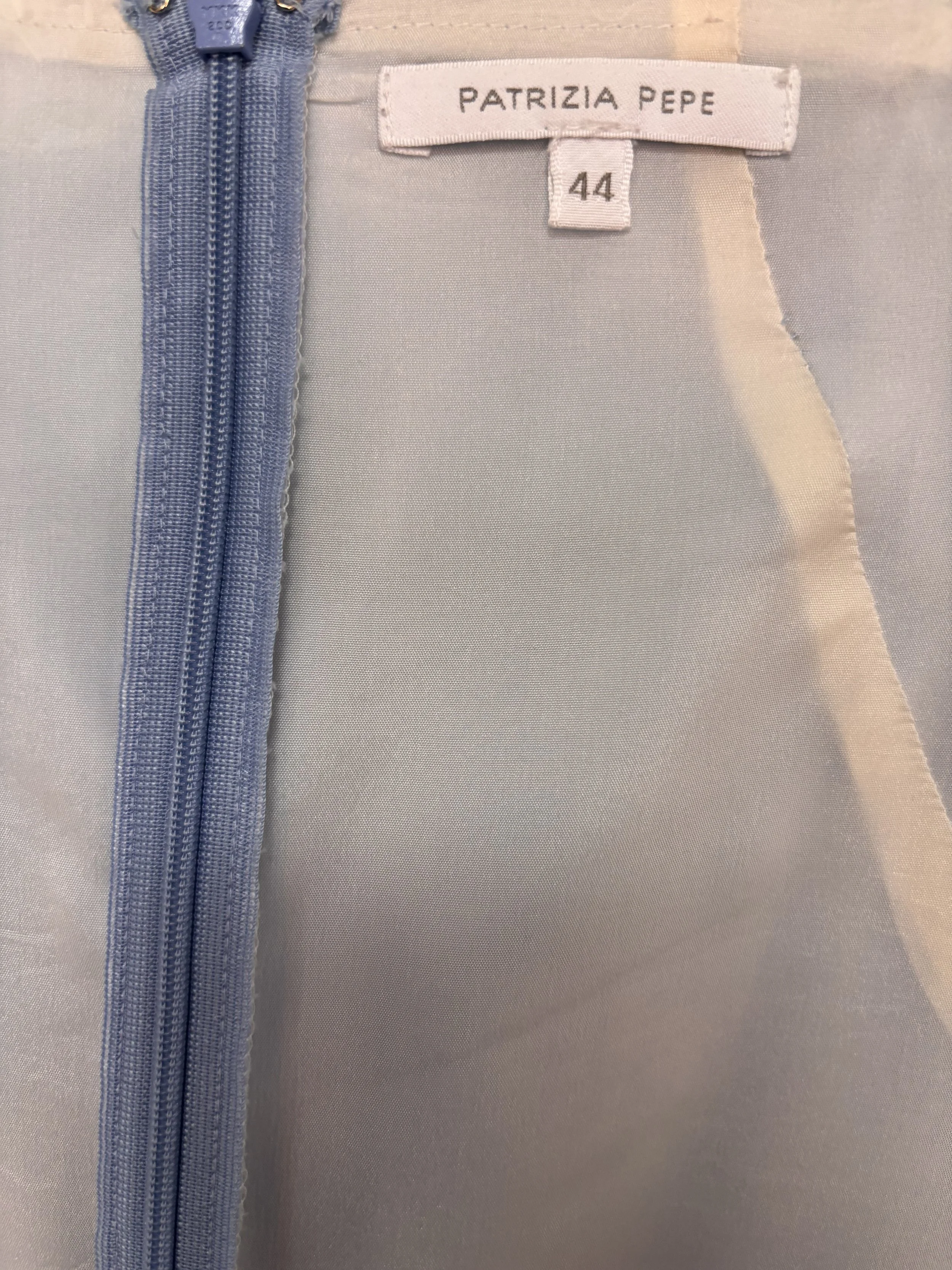 Patrizia Pepe designer dress care label size IT44
