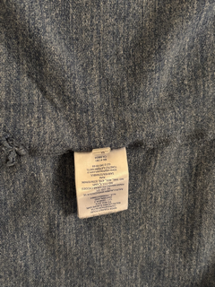 Polo Ralph Lauren cotton label detail blue polo shirt fabric texture close-up