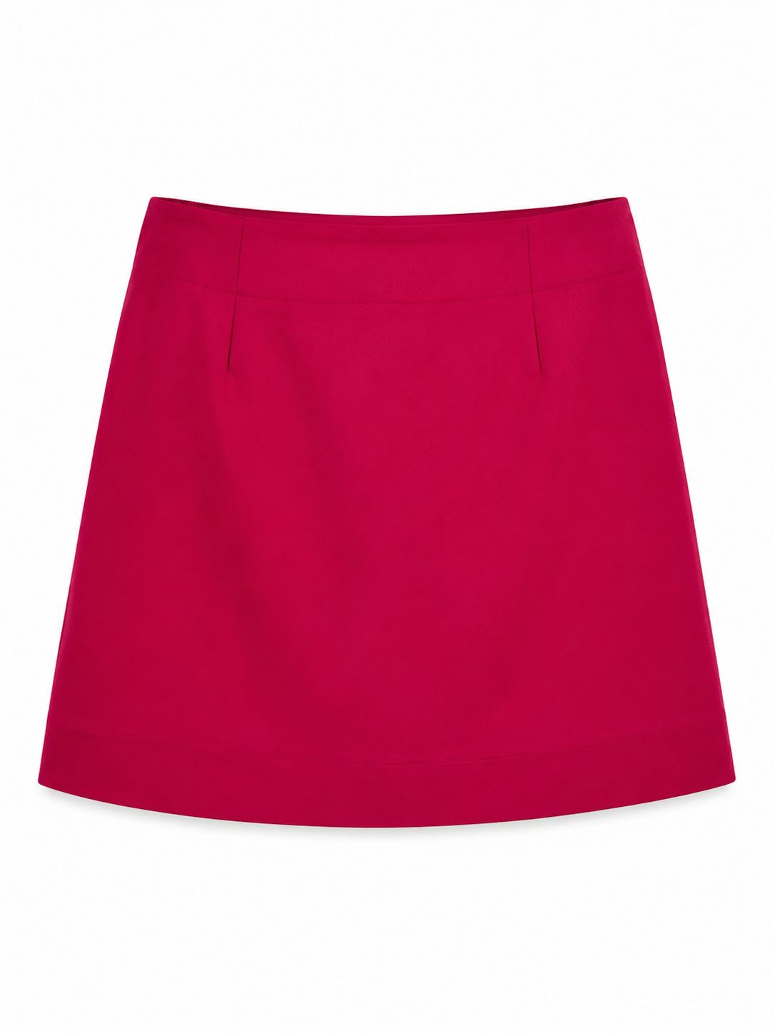 Benetton pink A-line skirt front