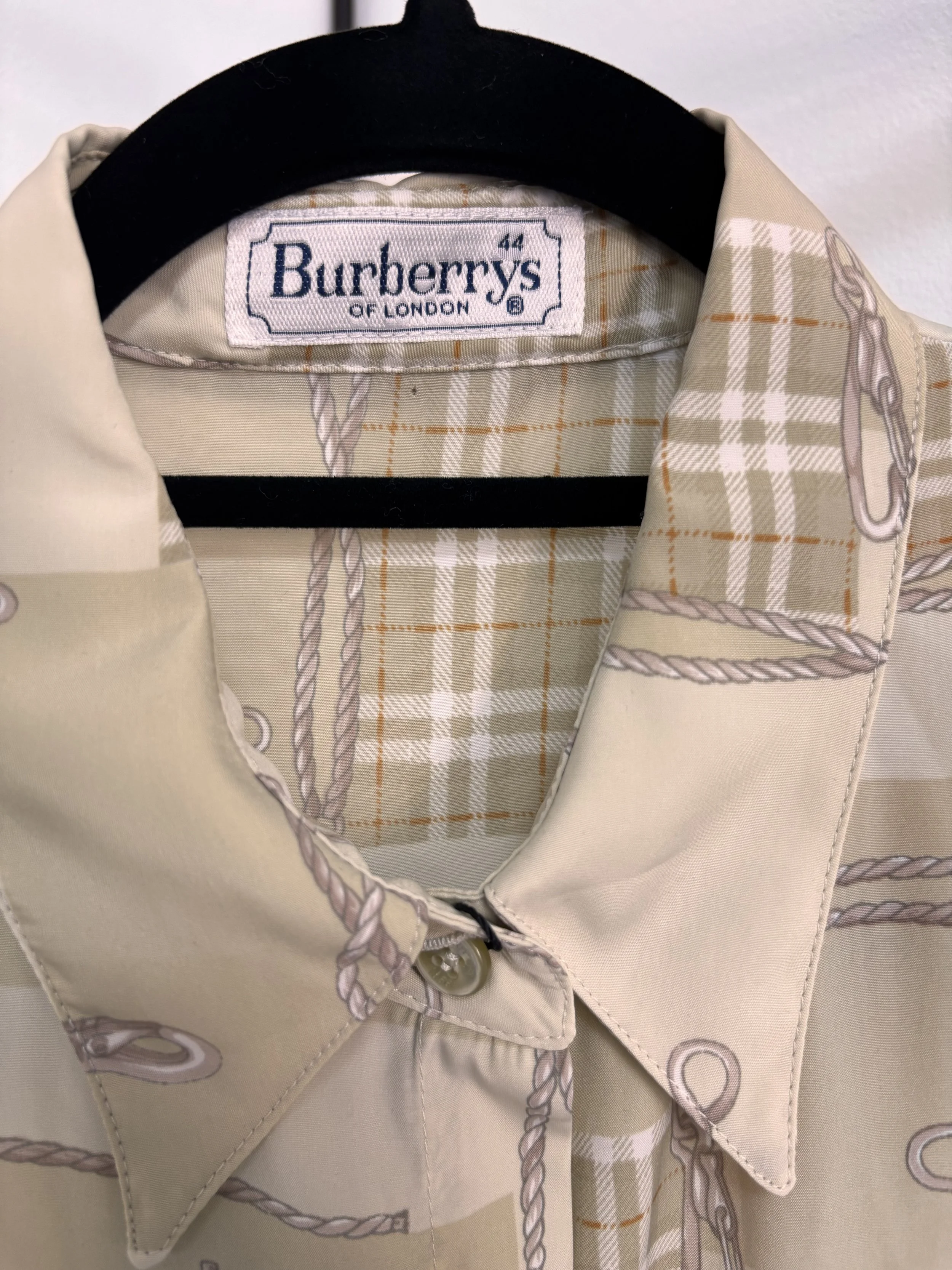 Burberrys of London vintage label authentic designer blouse
