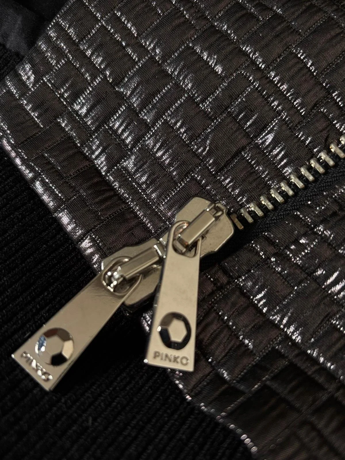 PINKO  branded zipper hardware detail