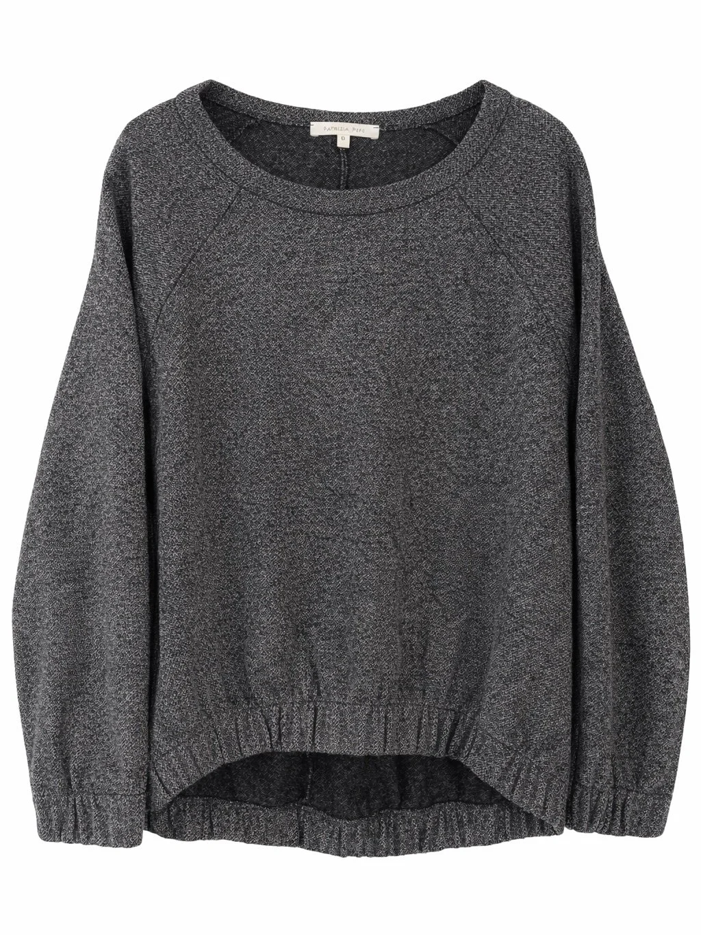 Virtual Preview available for Patrizia Pepe dark grey oversized designer sweater by Norée – Thrift de Lux