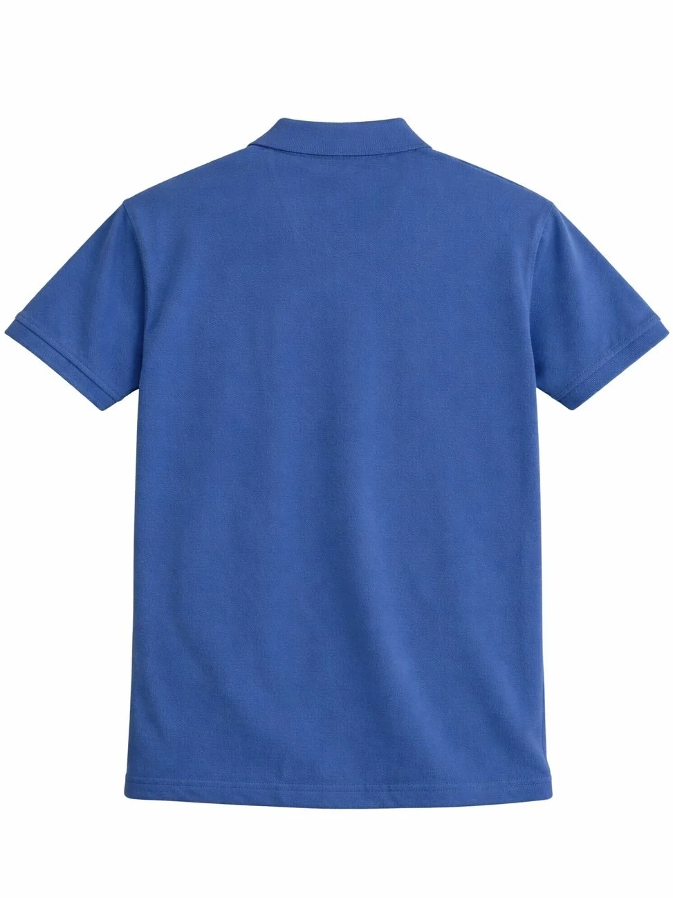 Pierre Cardin blue polo shirt back view men’s short sleeve cotton