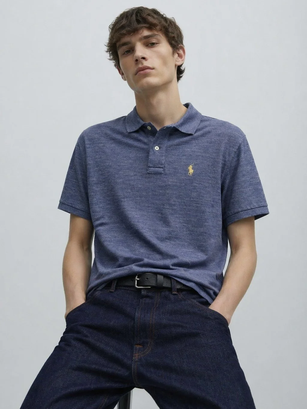 Polo Ralph Lauren Blue Polo Shirt – Men’s Designer Cotton Polo