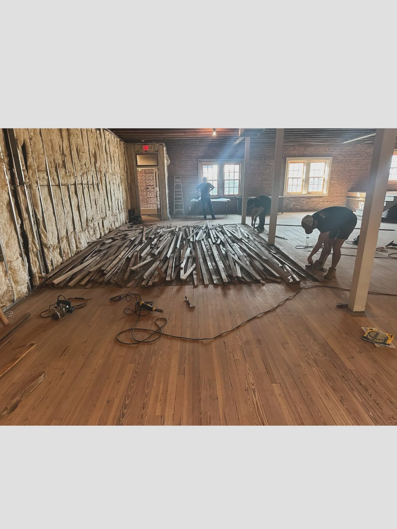 From bare floors to framing, reinforcements, and a whole lot of progress! 🛠️✨
This little timeline shows just how much has happened inside Sunnie Spa &amp; Scalp Sanctuary. We even had to add some extra reinforcements under our future salt lounge to