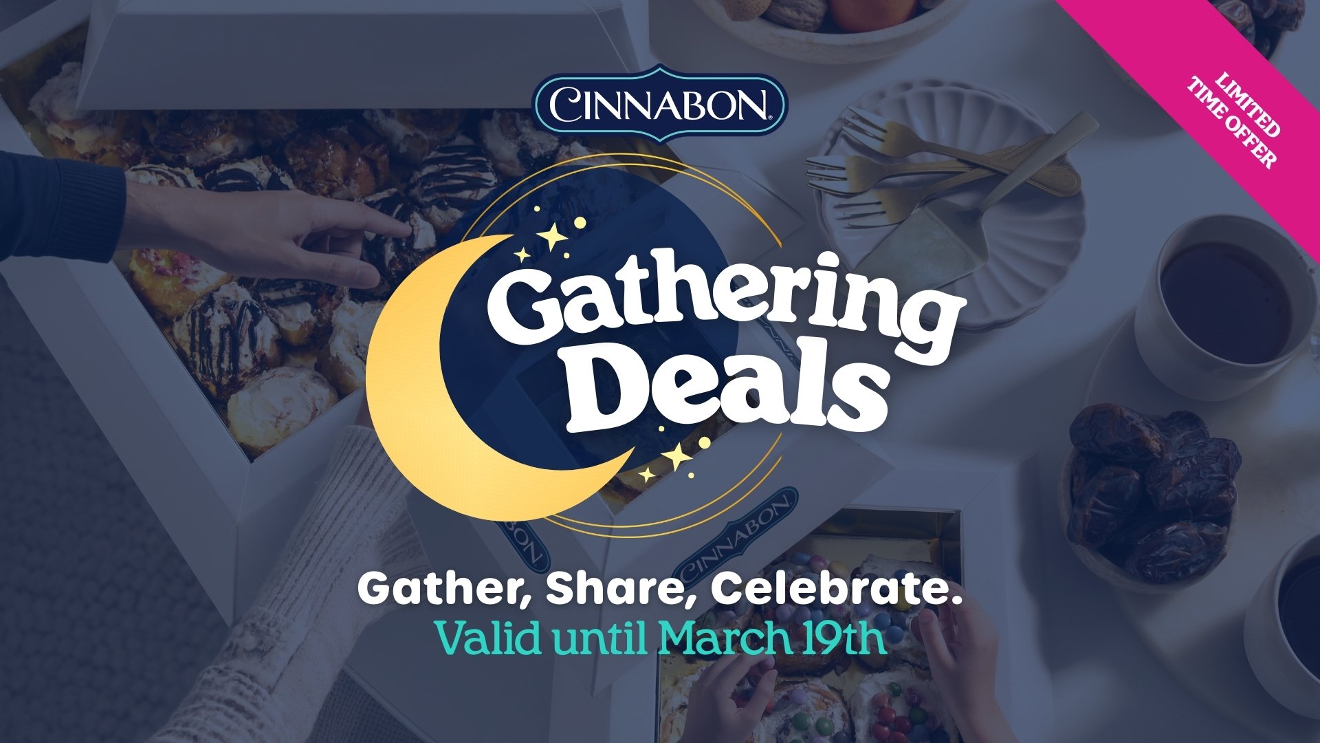 Gathering Deals at Cinnabon Netherlands: Share Something Sweet This Season