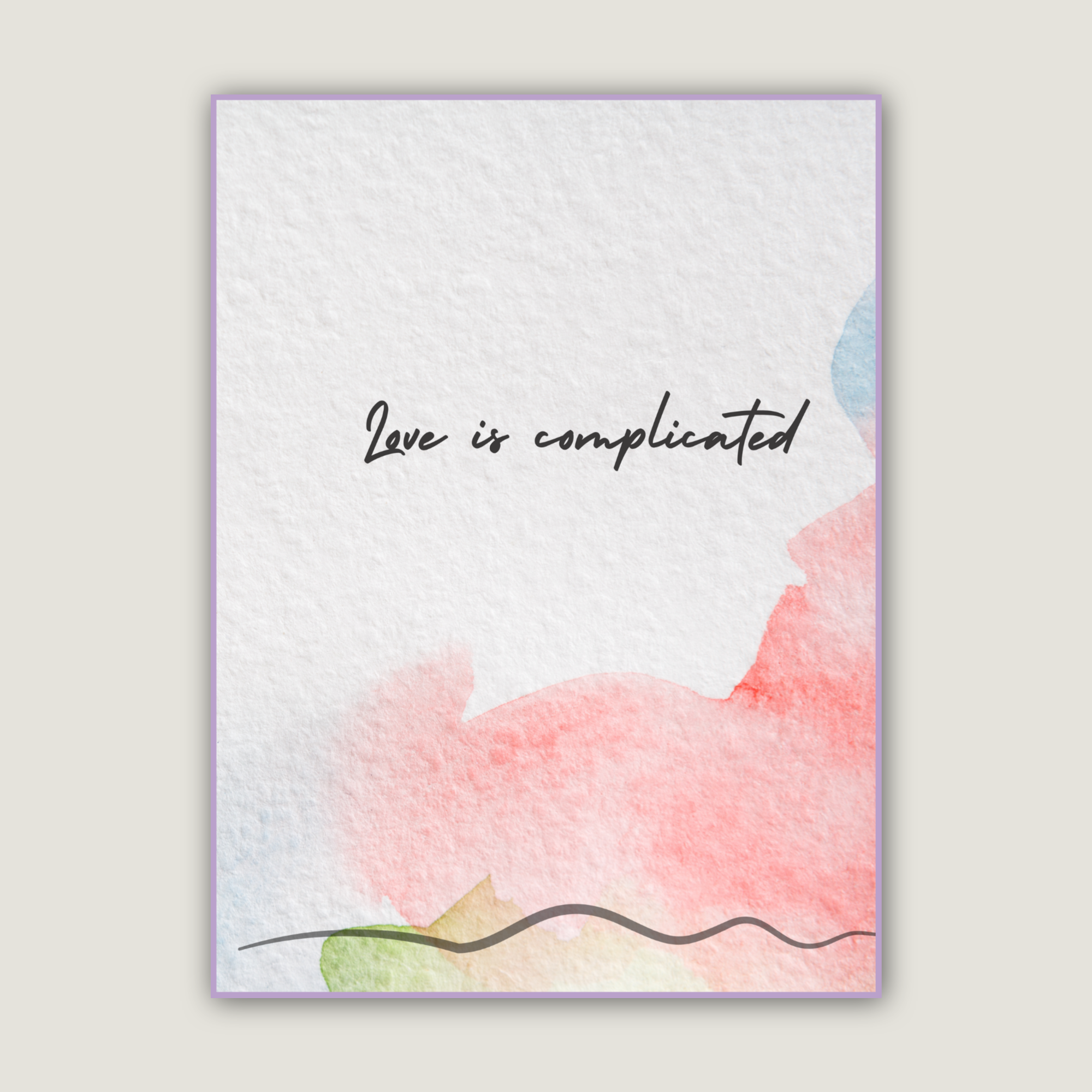 Love is complicated