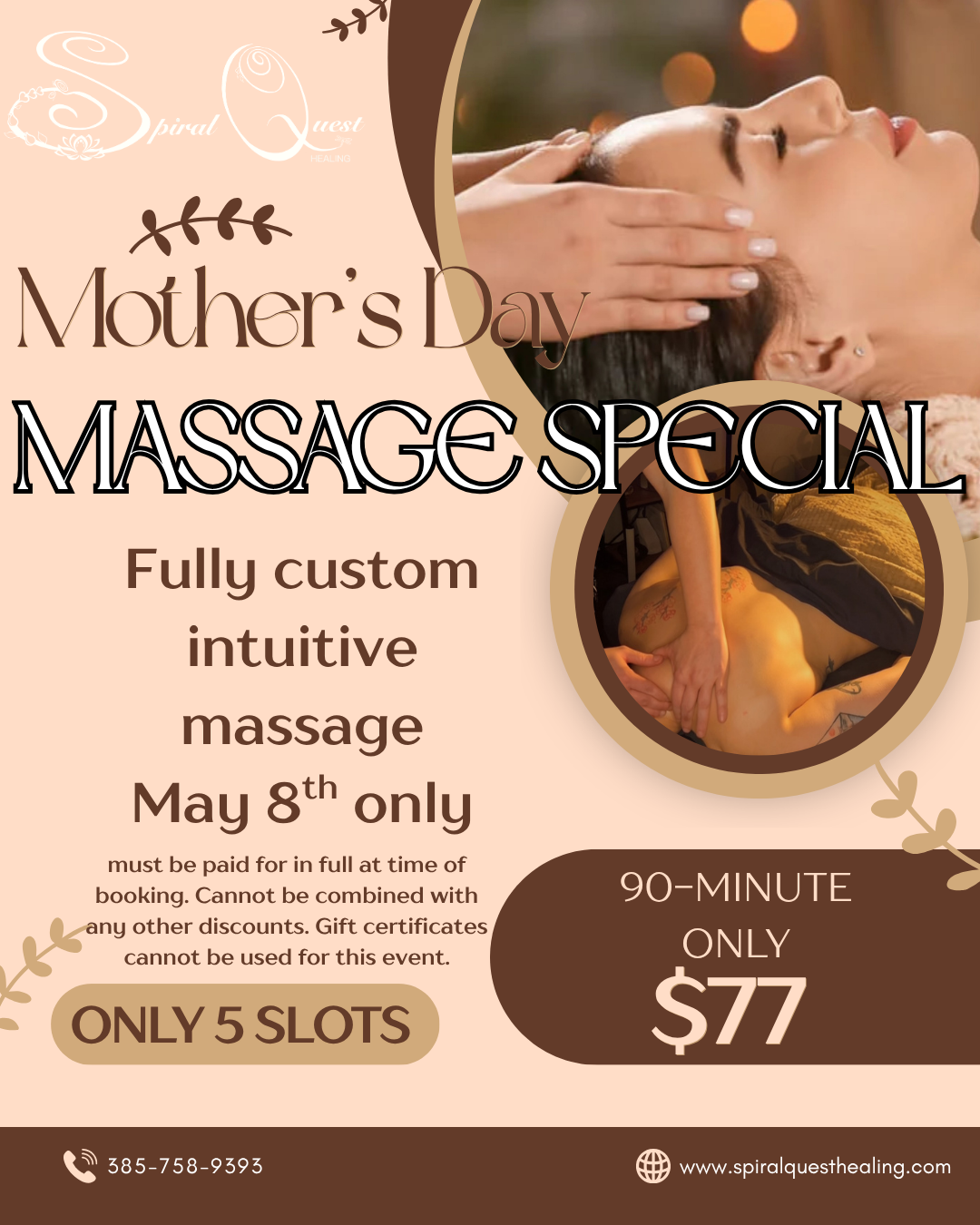 Mother’s Day Massage Special