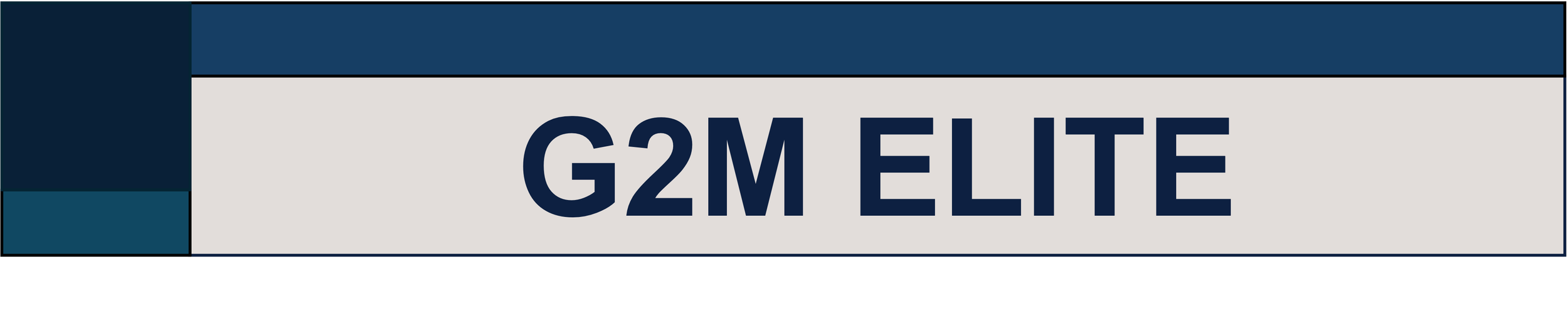 Logo de G2M ELITE, assurances clientèle privée VIP.
