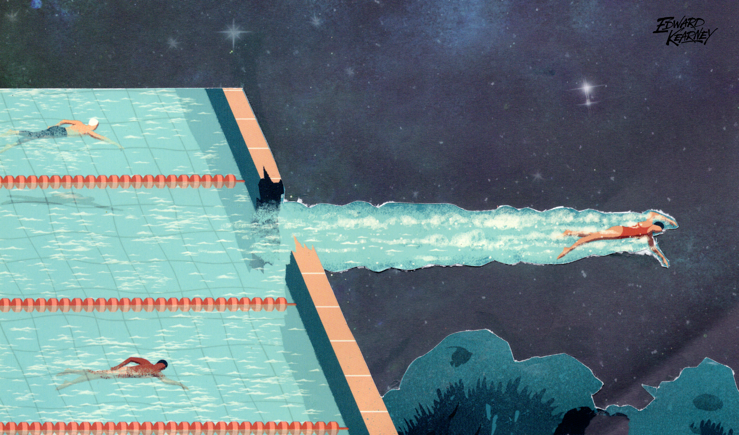 'Swimming in Space' signed.png