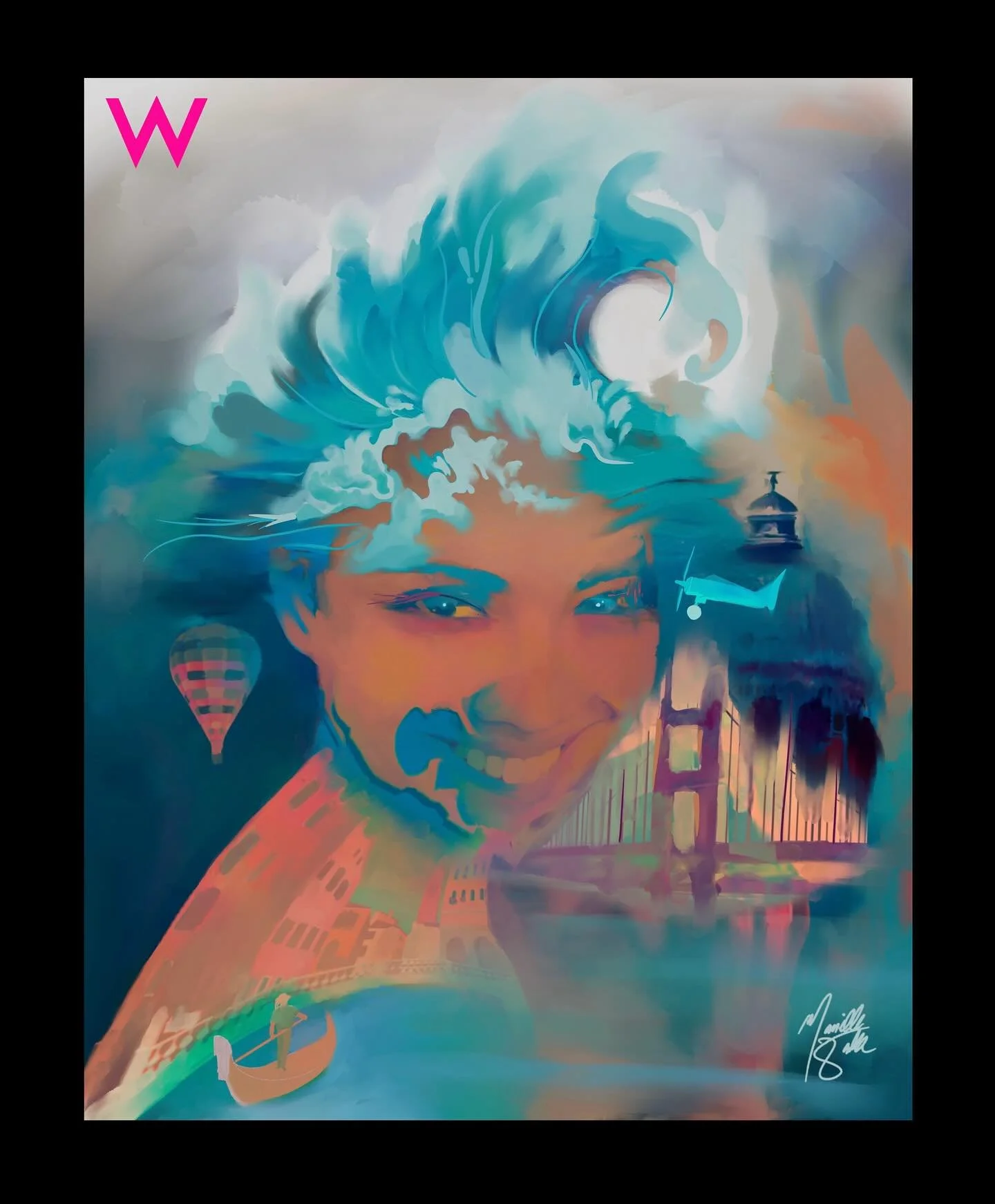 A special welcome to Journalists and model @amberyv ✨  #mayrts #visdevartist #art #portrait #digitalartist #illustrationart #illustrationartist #digitaldrawing #digitalportrait #portraitpainting #digitalportrait #exoticpaintings #fusionpainting #fusi