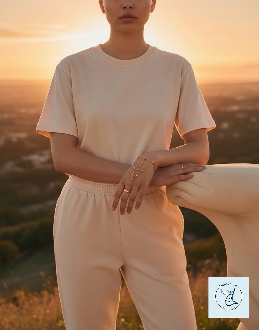 Golden in Motion

An extension of the body.
A quiet accent, not a statement.

Designed to move naturally &mdash;
to exist within the rhythm of the wearer,
not above it.

This is jewelry meant to live with you.

One-of-a-kind.
Handcrafted by Mayrts St