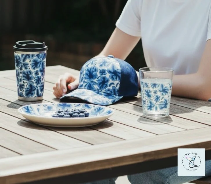 Blue Watercolor Abstract Seamless Pattern

From watercolor puddle to applied surface design ✨

This pattern was created to live on objects we use every day &mdash; mugs, textiles, stationery, and home goods.

Shown here as a surface design concept, t