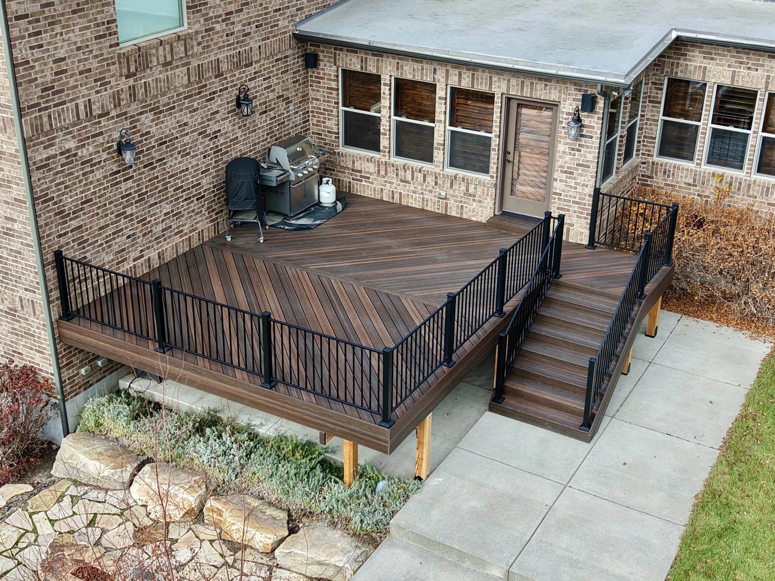 Kaysville Envision Chevron Pattern Deck