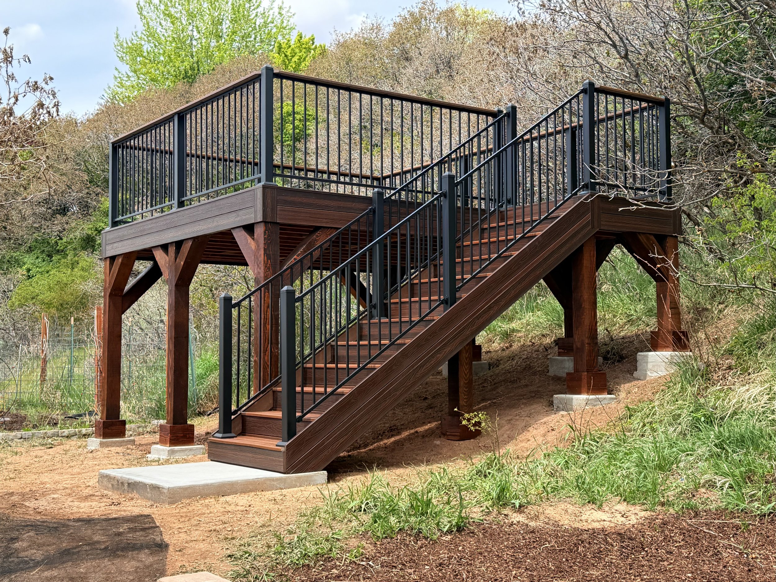 Free Standing Timber Deck