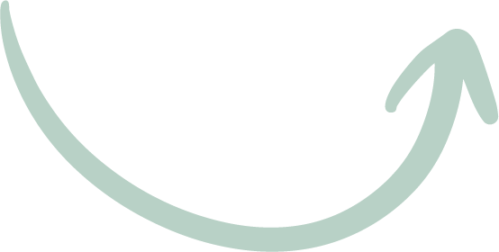 A hand-drawn arrow curving upward on a black background.