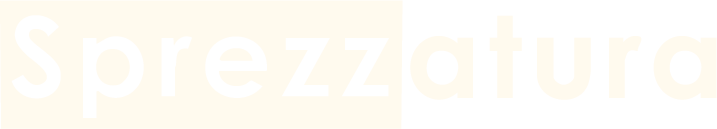 Close-up of the word "Sprezzatura" written in black text on a white background.
