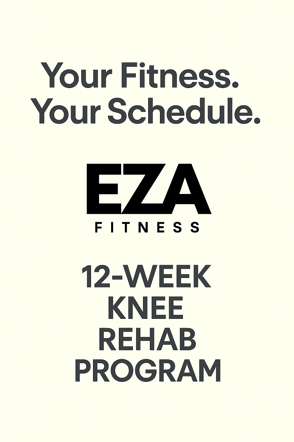 12 Week Knee Rehab Program