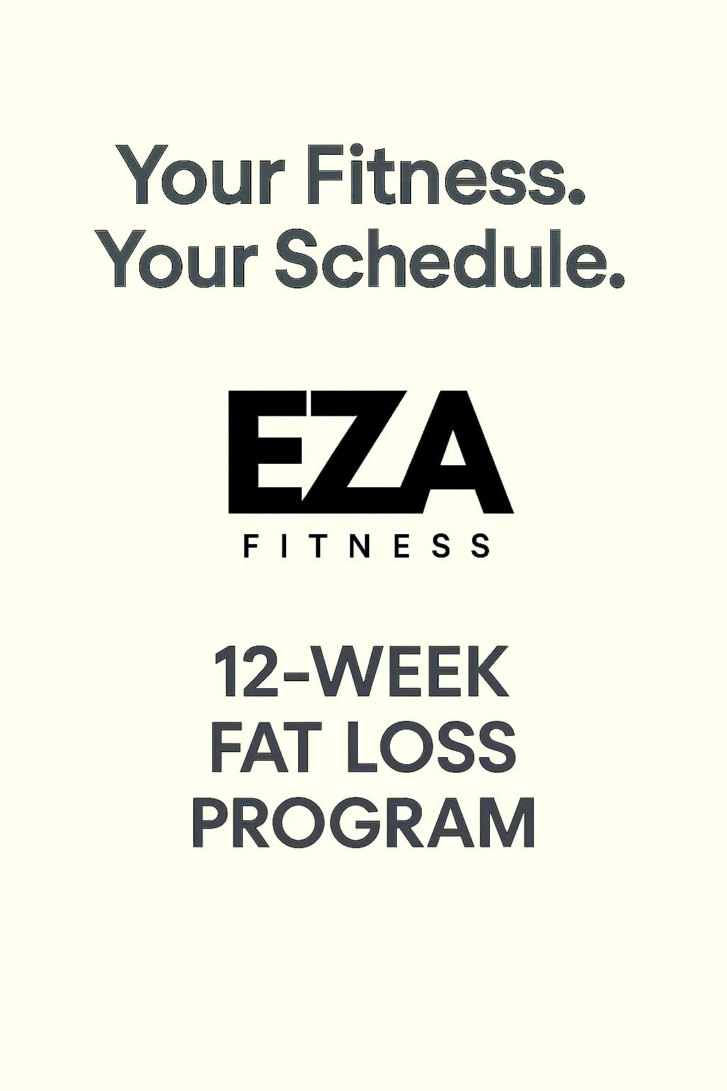12 Week Fat Loss Program