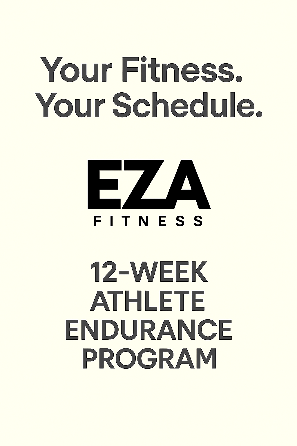 12 Week Athlete Endurance Program