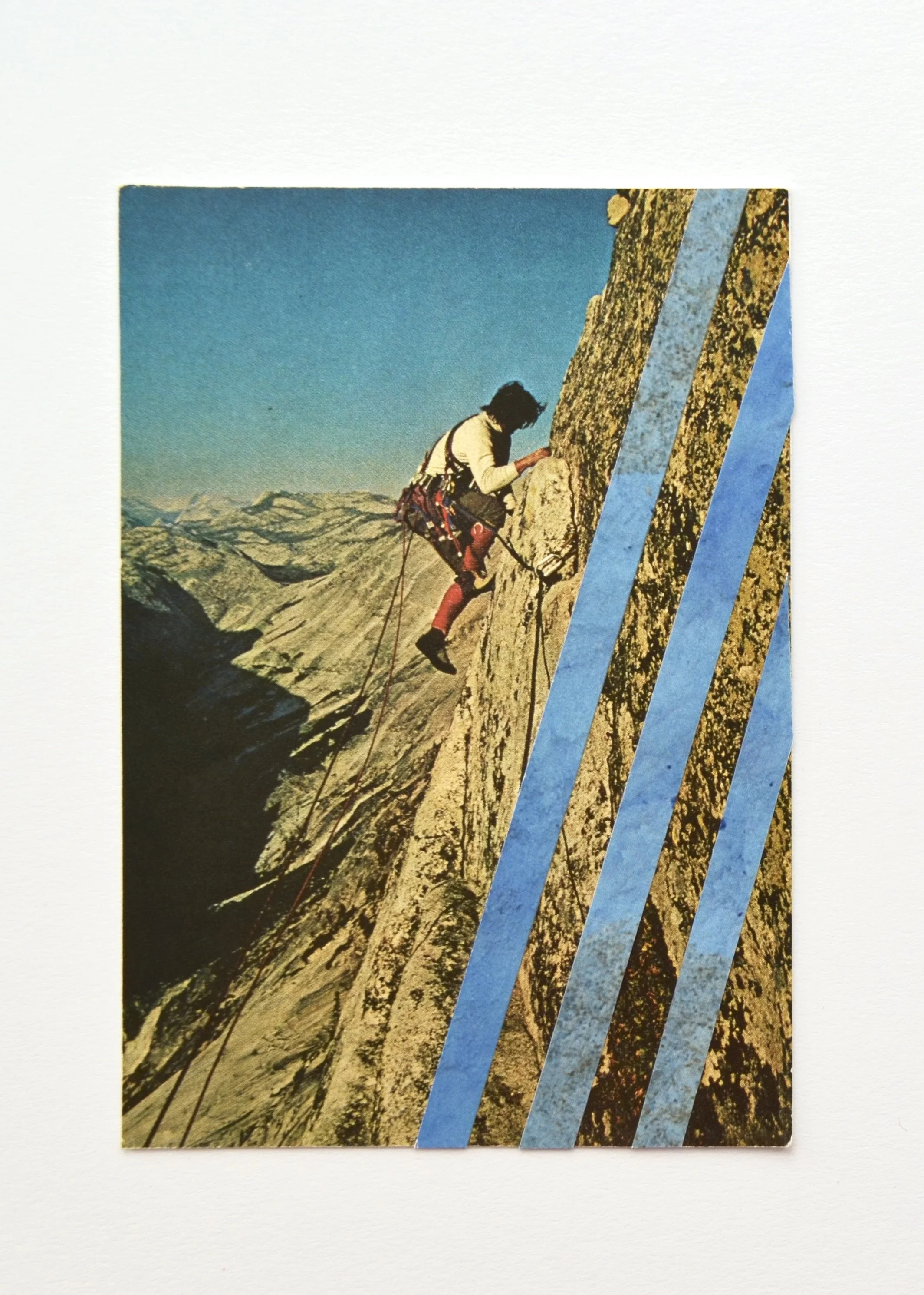 Reaching the peak (front)