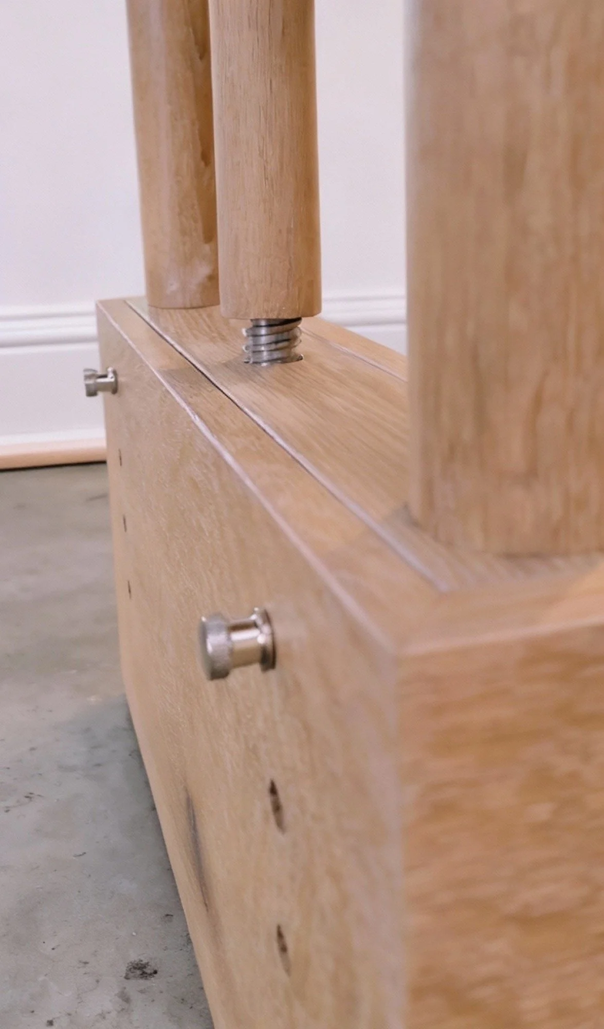 White White Oak Plinth x2 1950