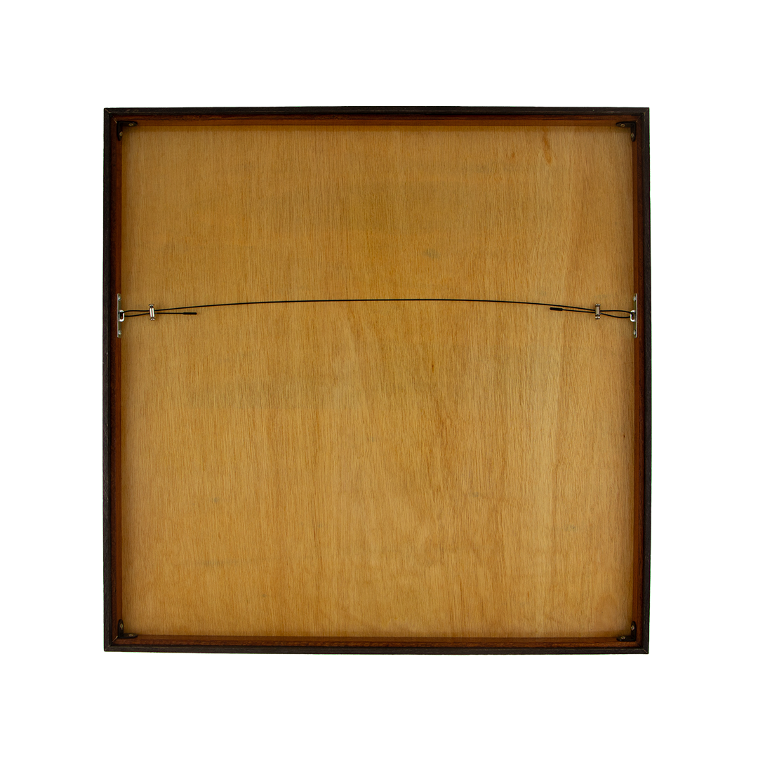 Mêlée of Discovery: Artwork 005. Back frame wood panel meranti