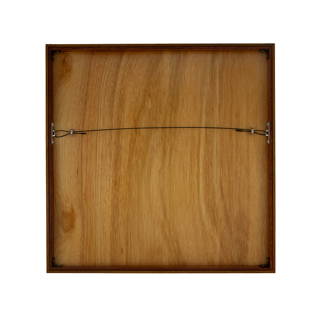 Unseen Signifiers: Artwork 008 meranti wood back panel frame