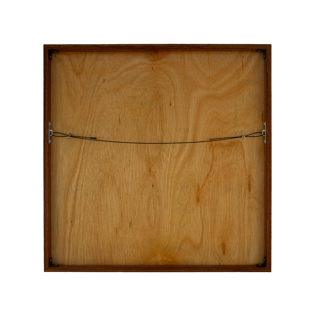 Turbulent Aegis: Artwork 002 back panel frame meranti