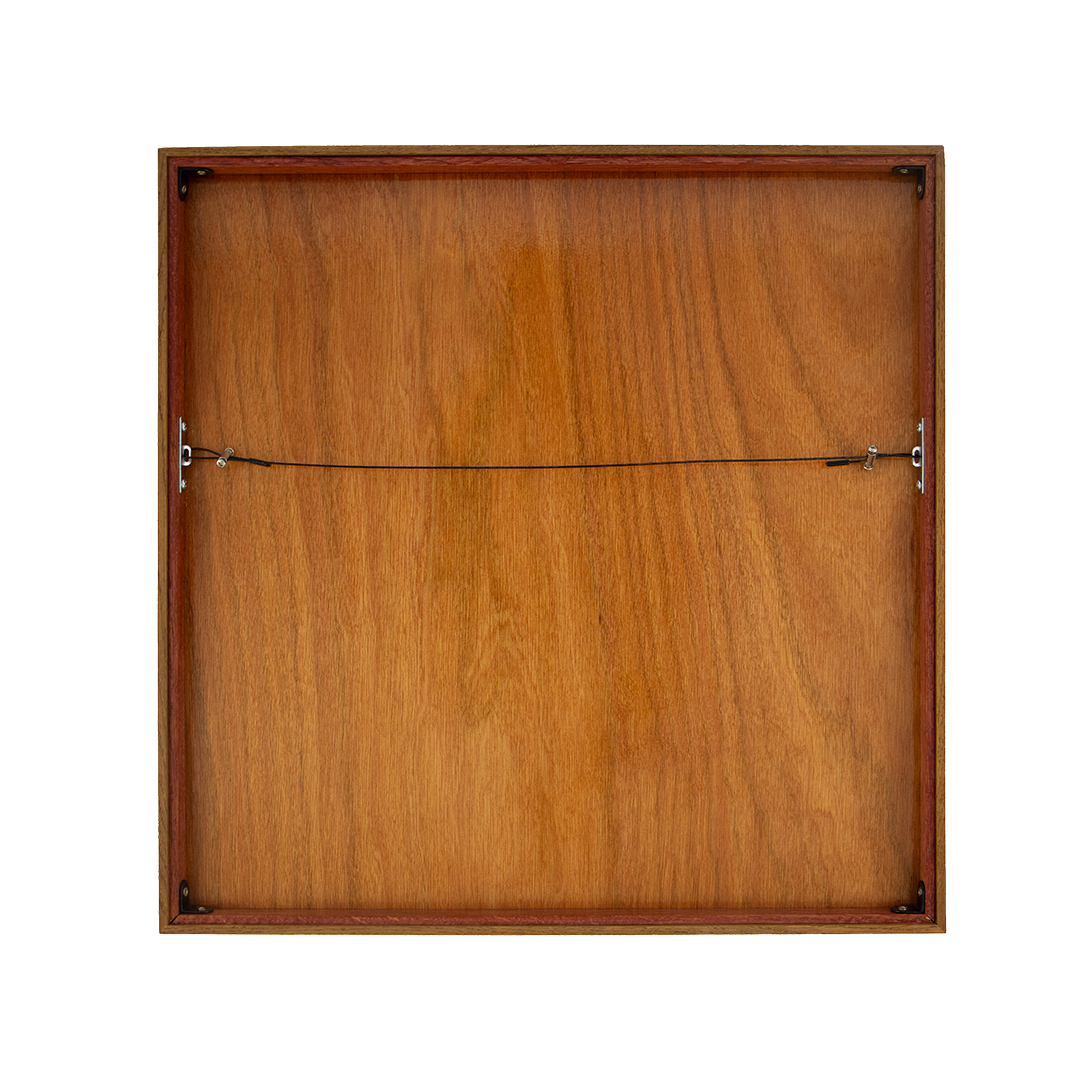 Veiled Alchemist: Artwork 002 meranti wood back panel frame