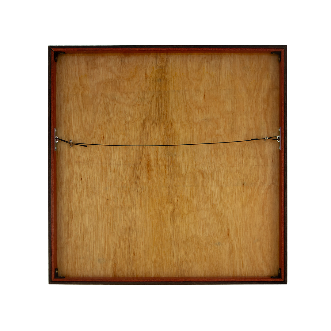 Unseen Signifiers: Artwork 003 back panel frame meranti wood