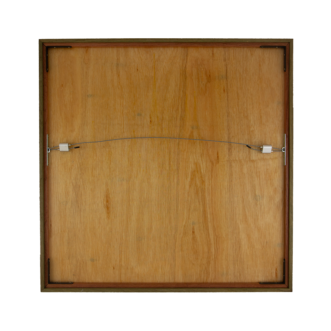 Resonant Syntax Artwork 003 Wooden meranti back panel
