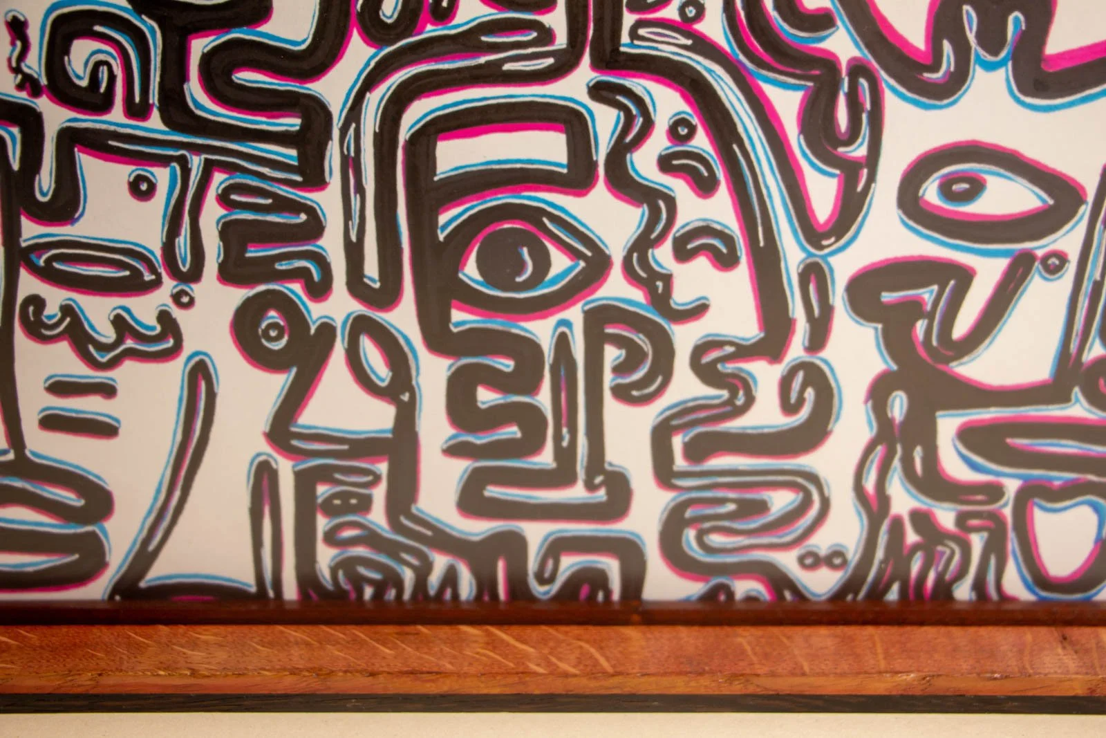 Silence’s Caesura 003 frame: light well, soft reflections on the glass; warm umber liner faces with a smooth finish