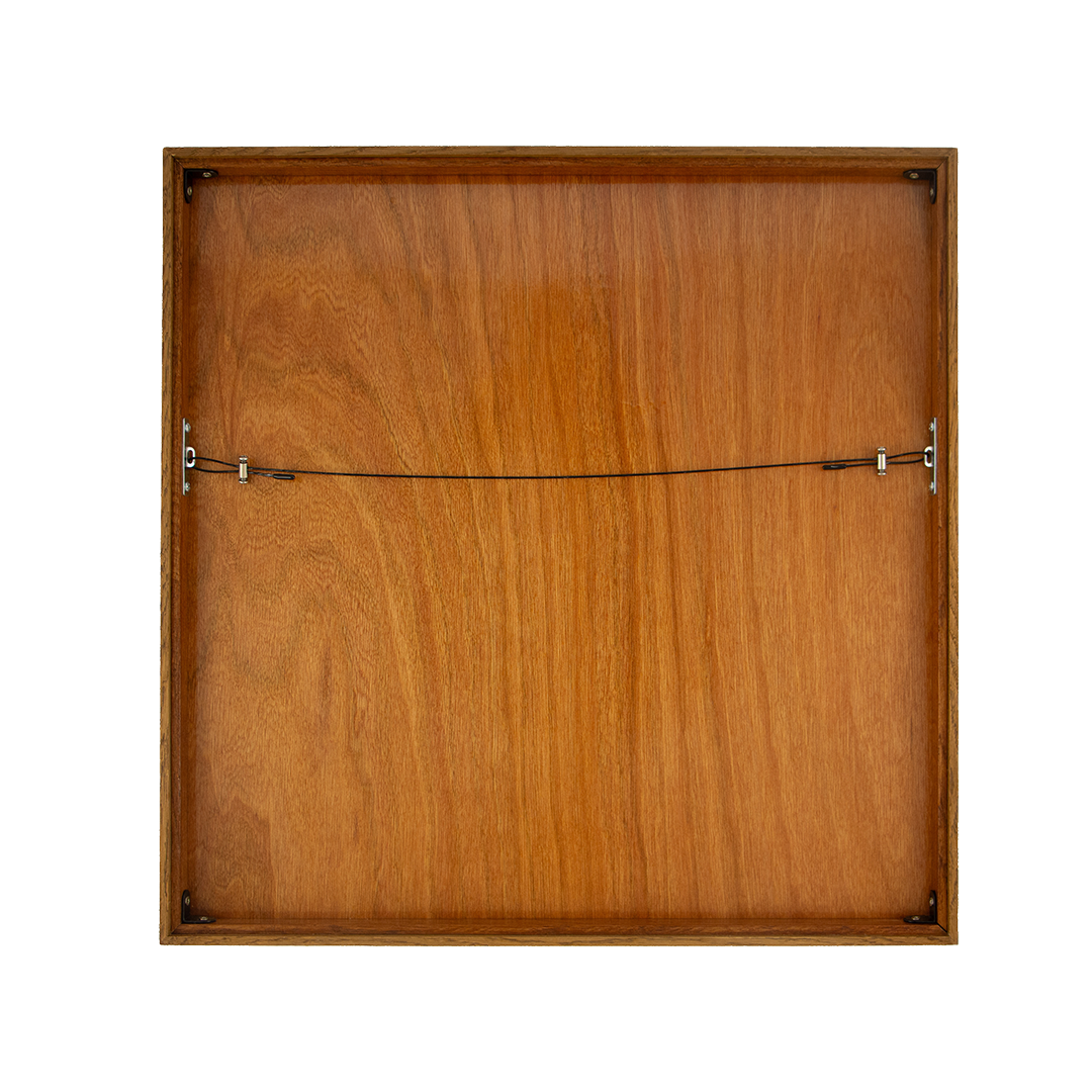 Veiled Alchemist: Artwork 004 wood back panel frame meranti