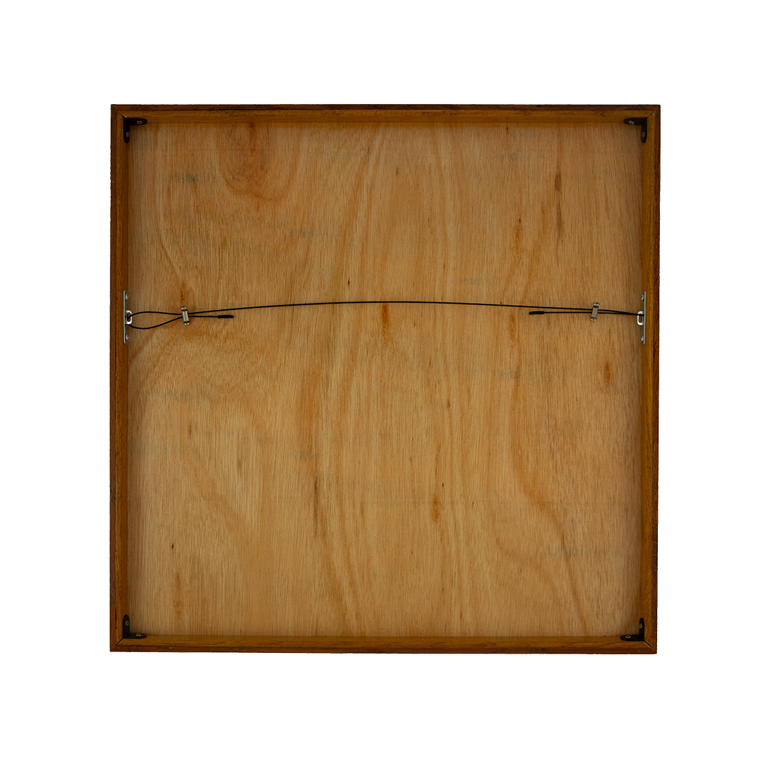 Turbulent Aegis: Artwork 001 back panel meranti frame