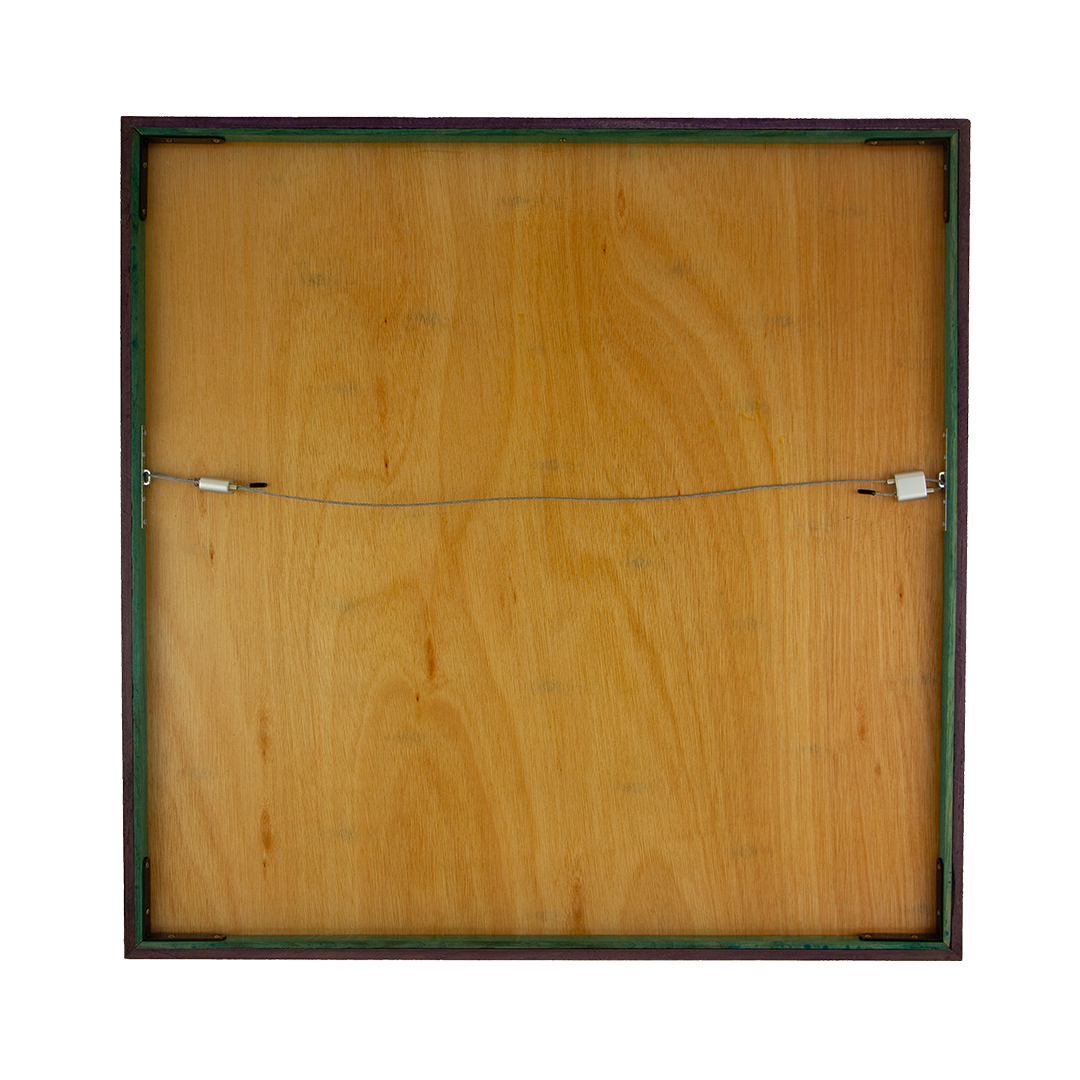 Elusive Cocoon wooden meranti back panel Artwork 003