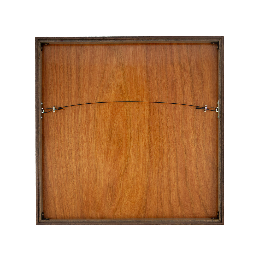 Luminous Parallax: Artwork 003 meranti wood back panel