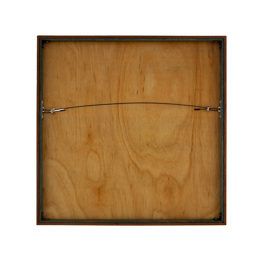 Unseen Signifiers: Artwork 005 back panel frame meranti wood