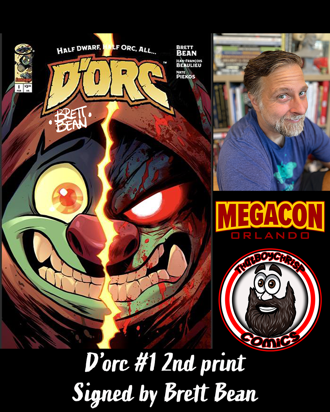 D'orc #1 2nd print Signed