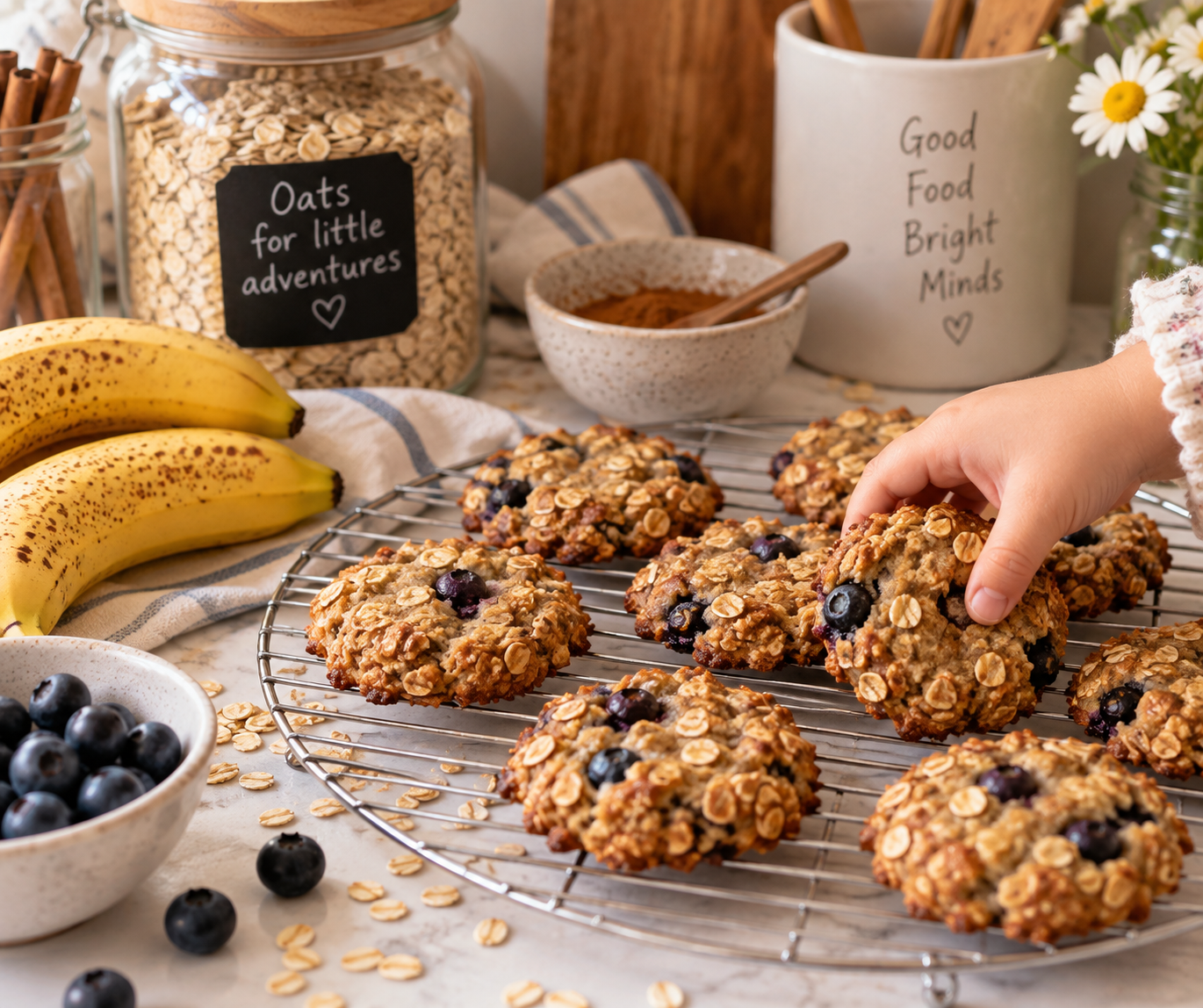 From the Little Kitchen: Banana Oat Cookies